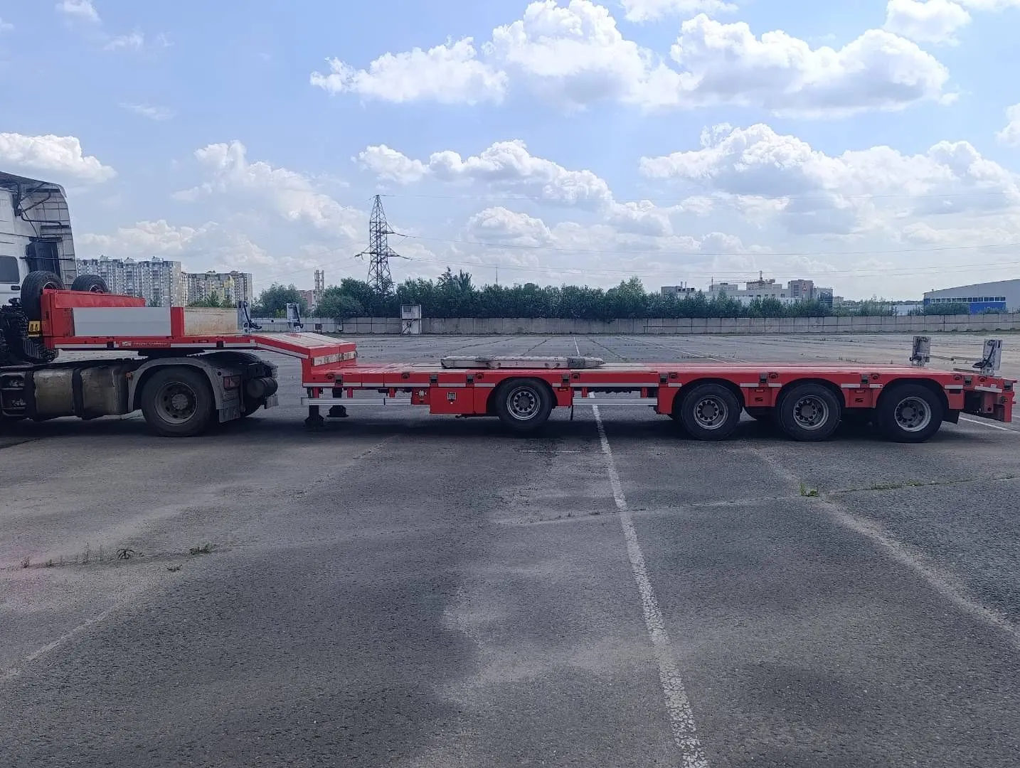 Тверьстроймаш 9939* Полуприцеп тяжеловоз 4 оси, фото 4