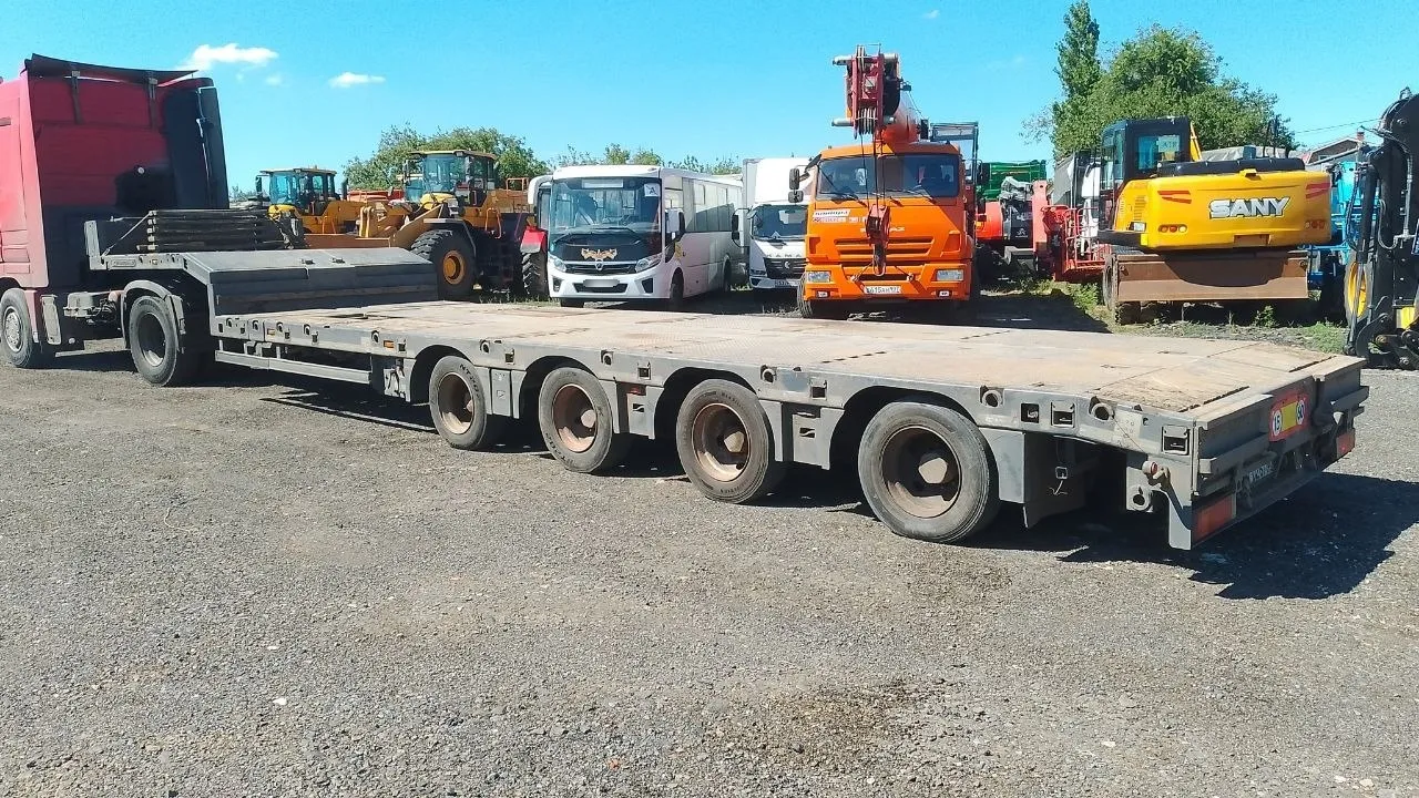 Тверьстроймаш 9939* Полуприцеп тяжеловоз 4 оси, фото 4