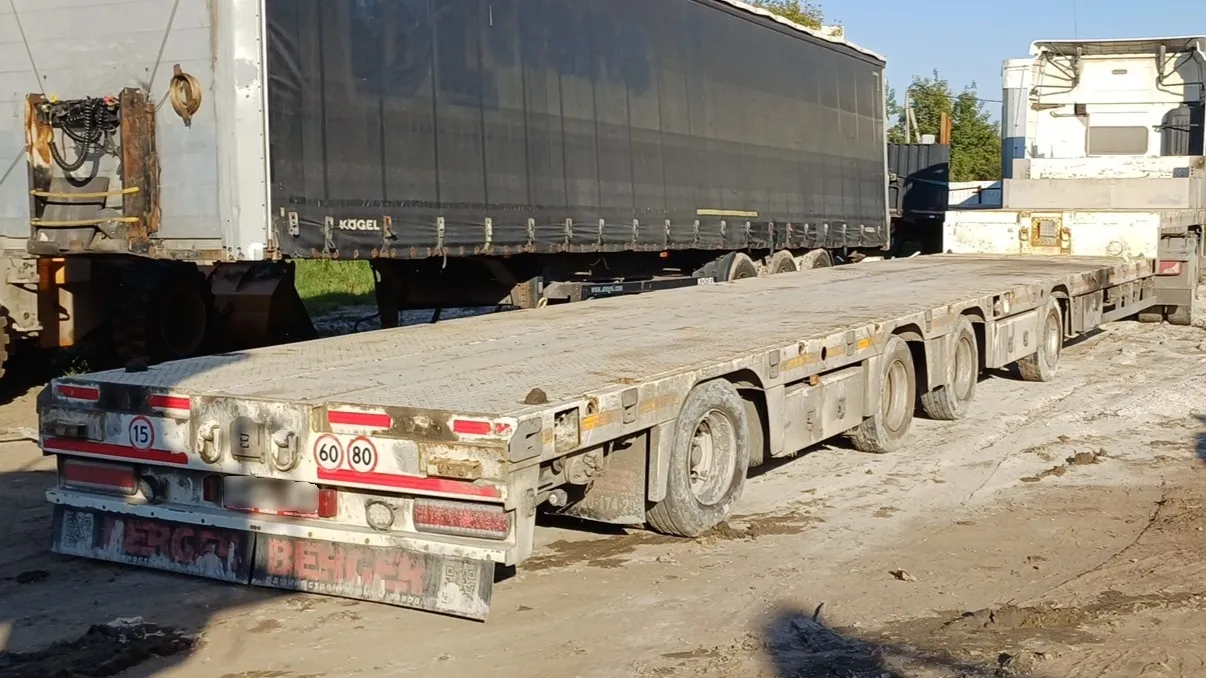 Бергер 9854* Полуприцеп тяжеловоз 4 оси, фото 3