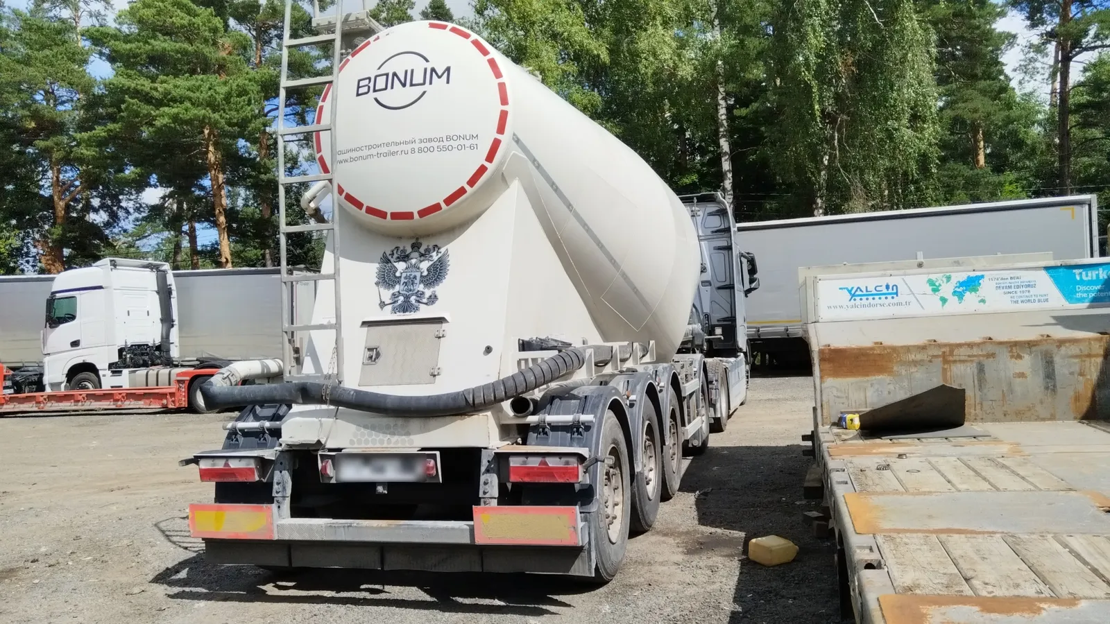BONUM 914231 Полуприцеп цистерна для сыпучих грузов, фото 3