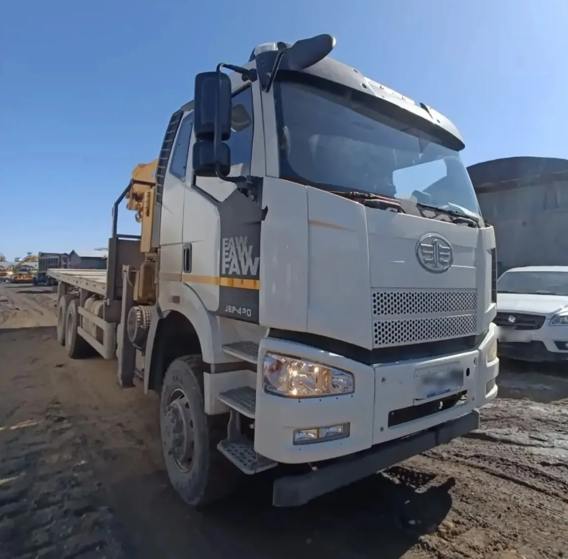 Юбо-Сумотори 4591* на шасси FAW CA 3250 6x6 Бортовой с КМУ, фото 2