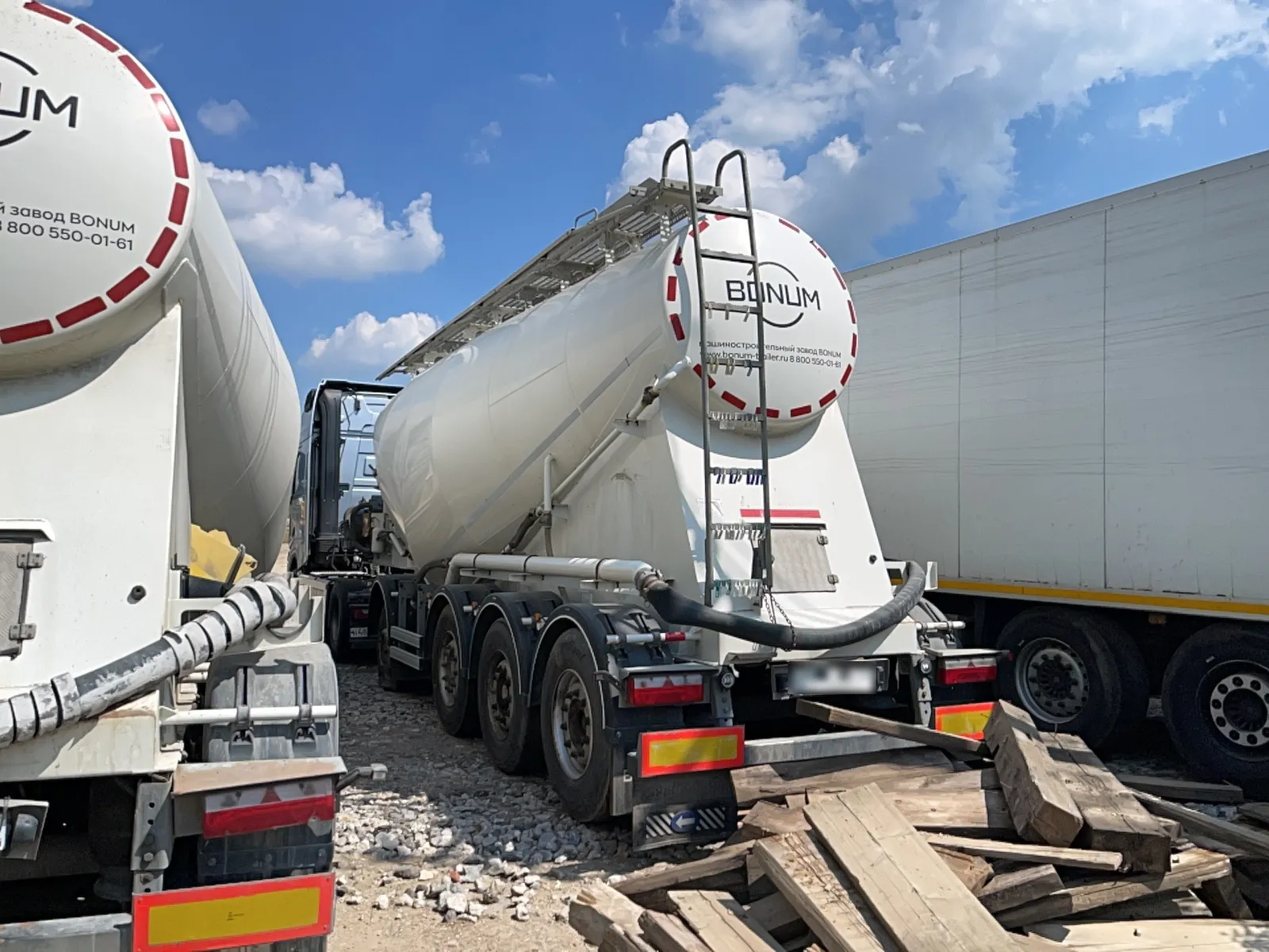 BONUM 914231 Полуприцеп цистерна для сыпучих грузов, фото 4