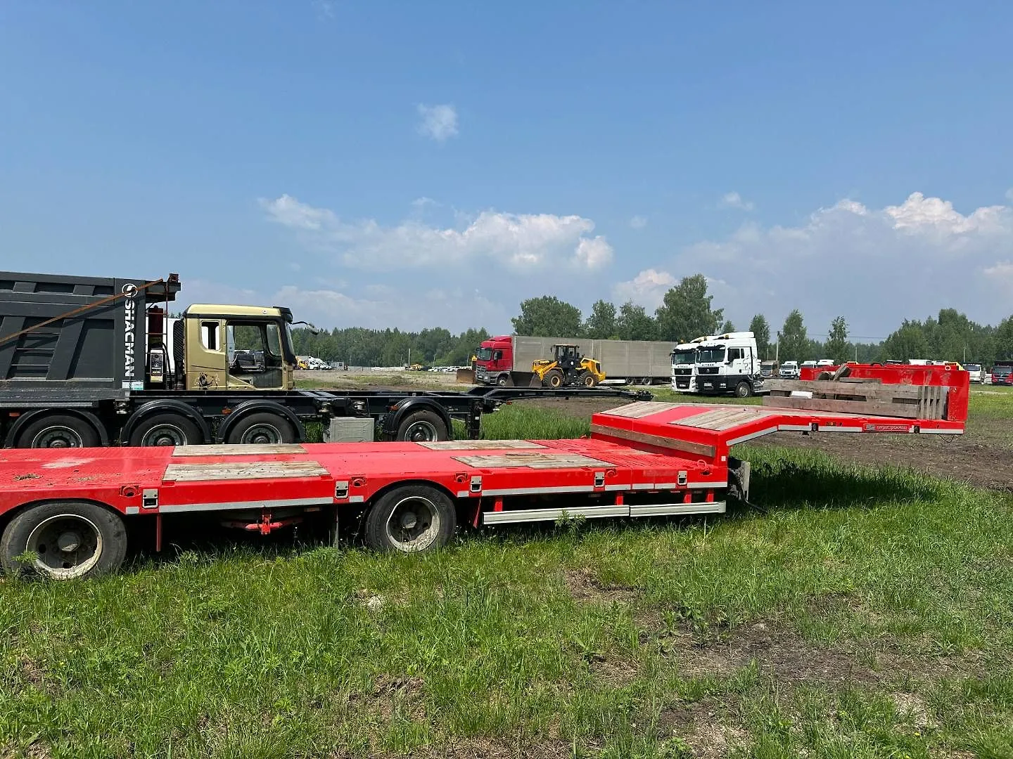 Тверьстроймаш 9939* Полуприцеп тяжеловоз 4 оси, фото 4