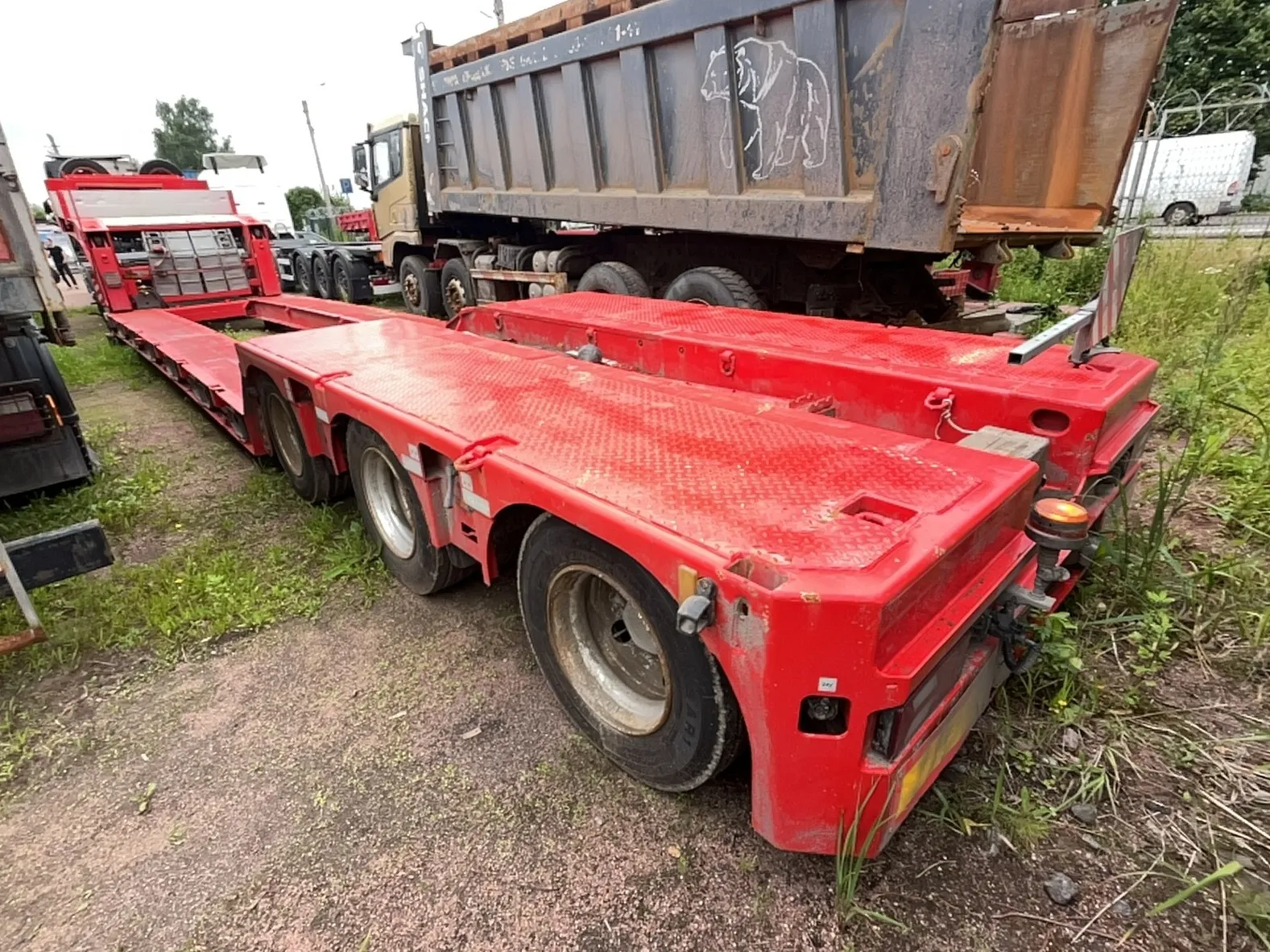 Тверьстроймаш 9939* Полуприцеп тяжеловоз 3 оси, фото 4