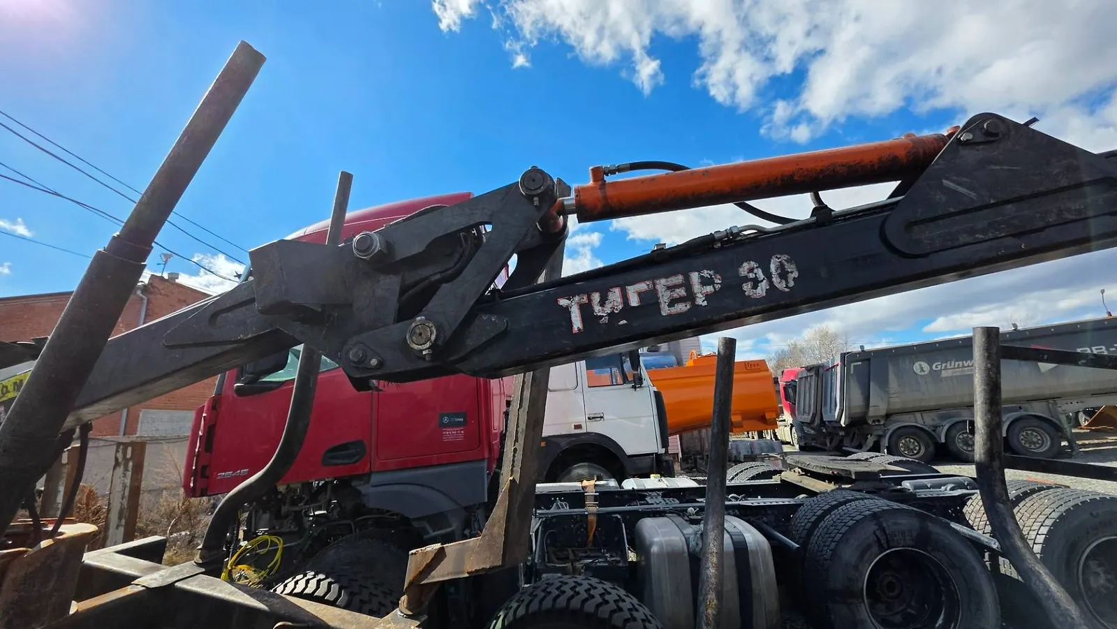 ТигерЛесЭкспорт 9800 Полуприцеп сортиментовоз с ГМУ, фото 5