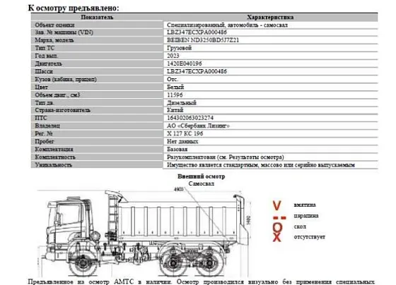 BEIBEN ND3250BD5J7Z21, фото 2