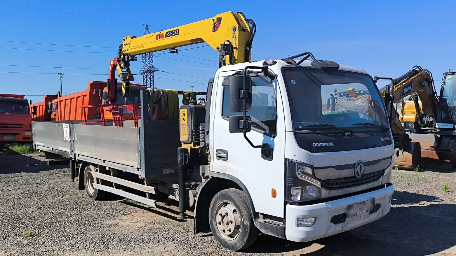 Феникс 78* на шасси Dongfeng C80 4x2 Бортовой с КМУ, фото 2