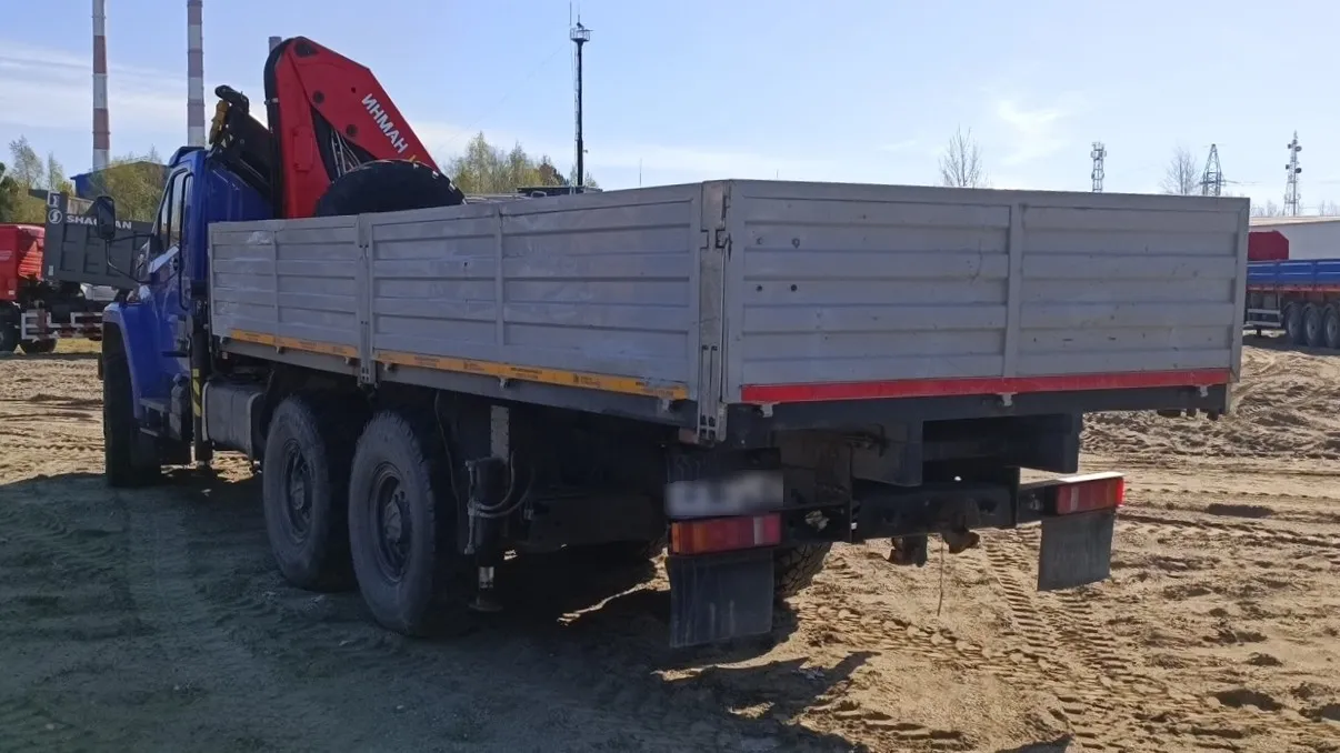 СПЕЦМАШ SM04* на шасси Ural NEXT 4320 6x6 Бортовой с КМУ, фото 4