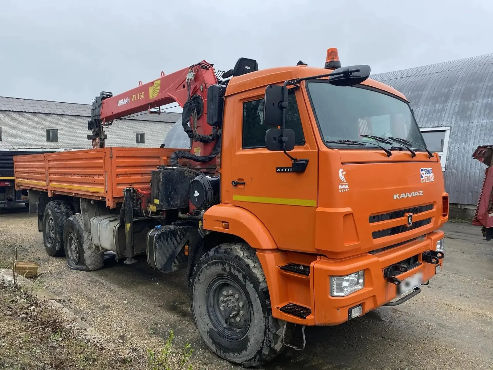 КАМАЗ (КАЗ) КС-55713* на шасси КАМАЗ 43118 6x6 Автокран, фото 2