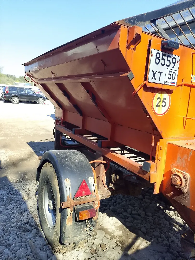 Орелстроймаш ПРР* Пескоразбрасыватель полуприцепной тракторный, фото 5