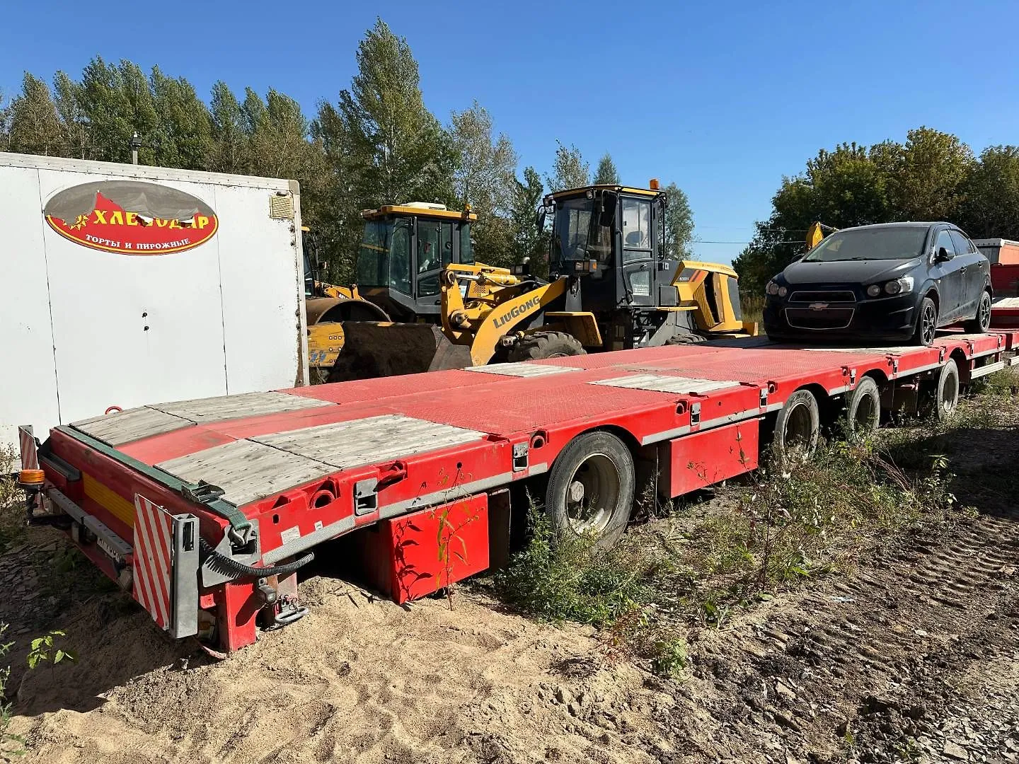 Тверьстроймаш 9939* Полуприцеп тяжеловоз 4 оси, фото 4