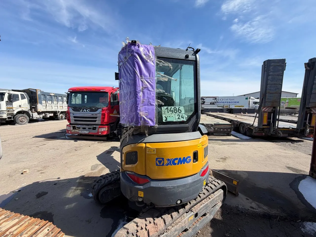 XCMG XE27 Мини-экскаватор, фото 4
