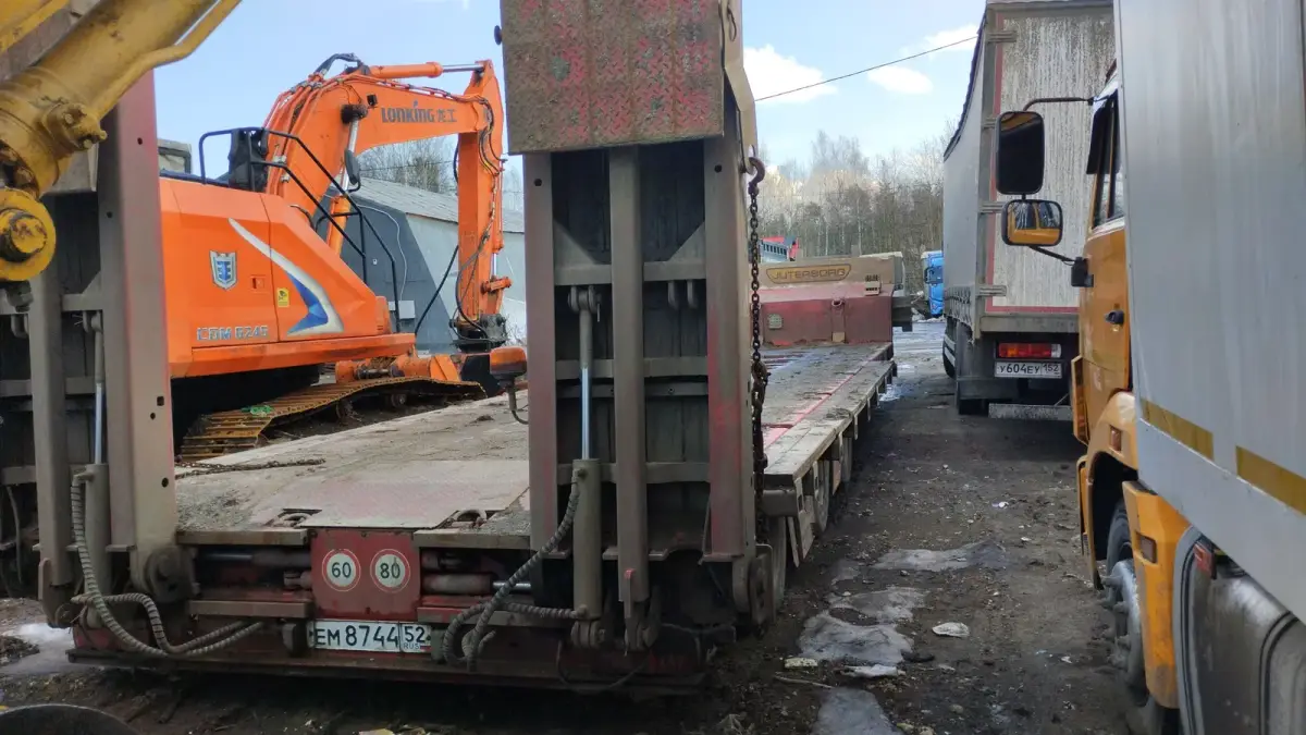 Ютерборг 985234 Полуприцеп тяжеловоз 3 оси, фото 3