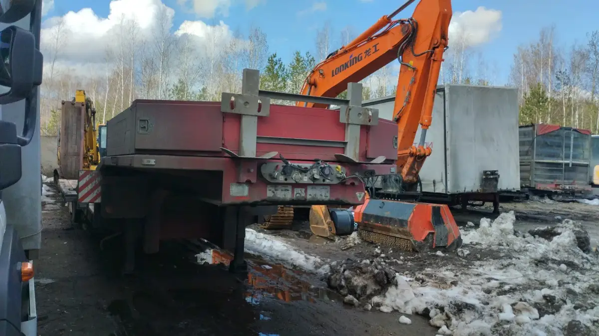 Ютерборг 985234 Полуприцеп тяжеловоз 3 оси, фото 2