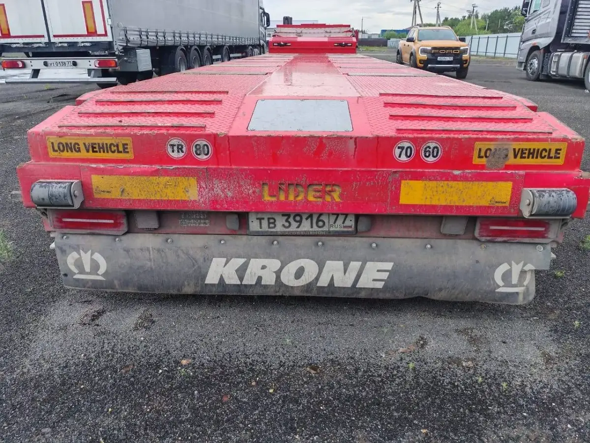 LIDER TRAILER GTS LDR4 Полуприцеп тяжеловоз 4 оси, фото 5