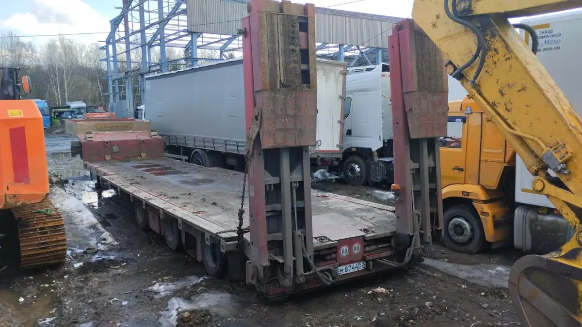 Ютерборг 985234 Полуприцеп тяжеловоз 3 оси, фото 4