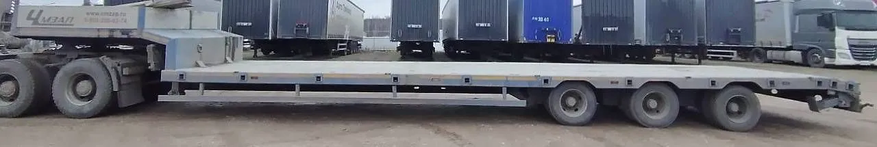 Чмзап 9906* Полуприцеп тяжеловоз 3 оси, фото 2