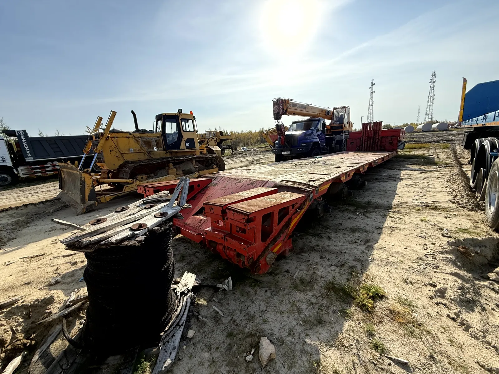 Пкф Трансприцеп 9882* Полуприцеп тяжеловоз 3 оси, фото 3