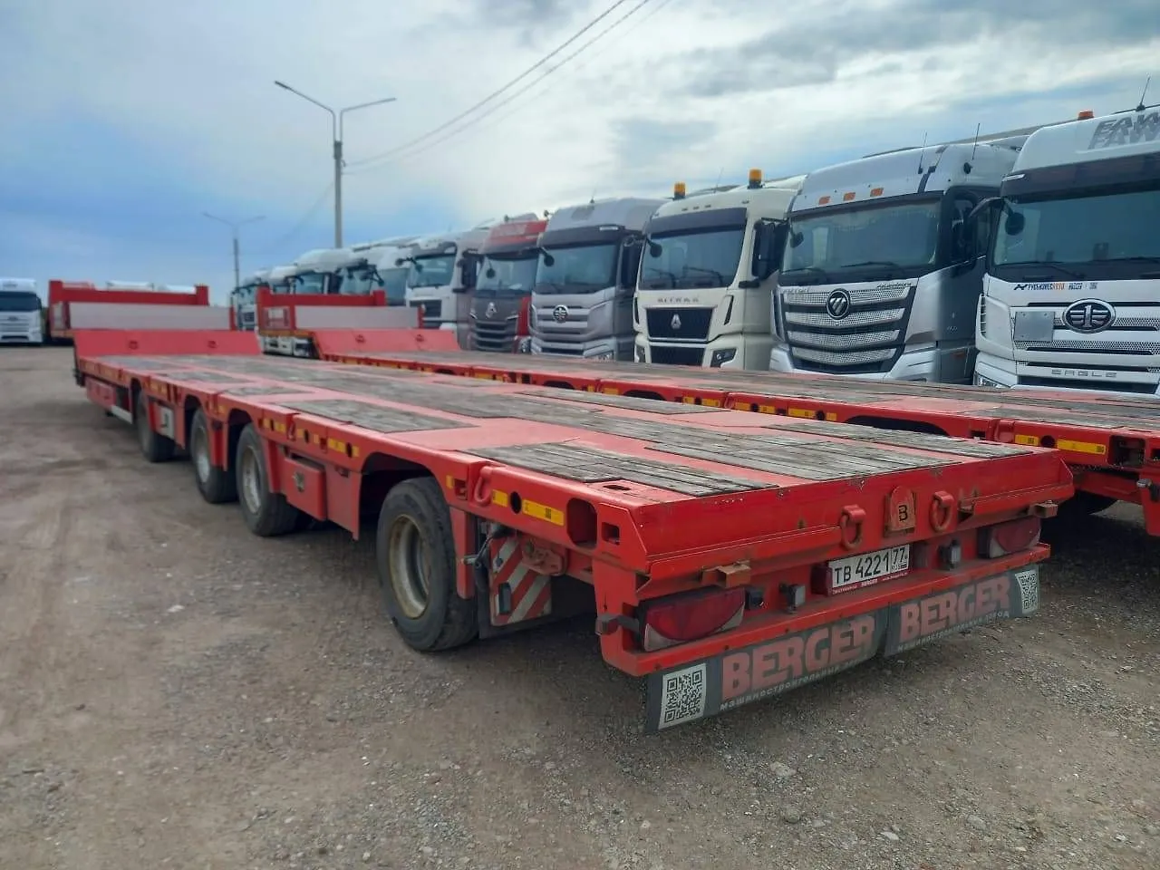Бергер 9854* Полуприцеп тяжеловоз 4 оси, фото 5