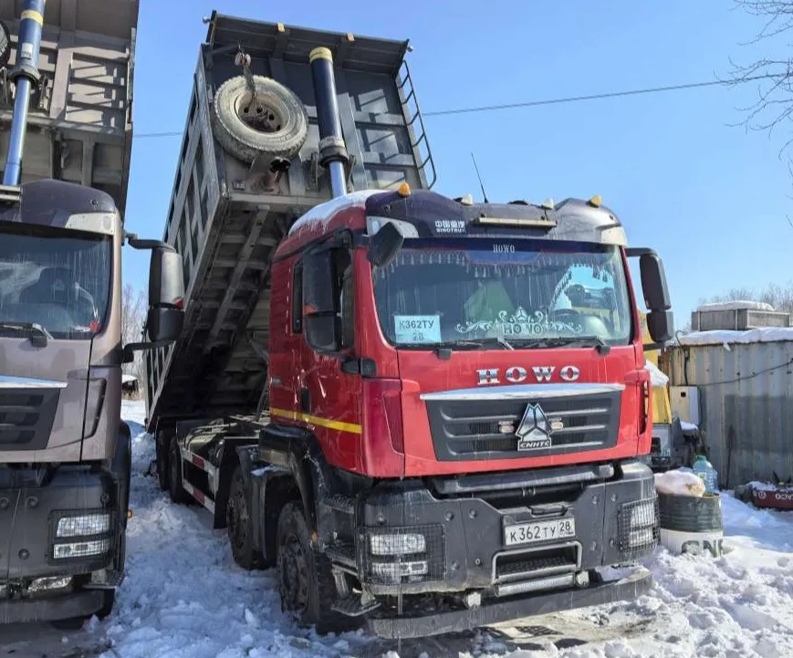HOWO T5G 8x4 Самосвал, фото 2