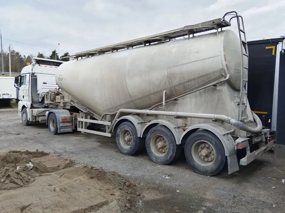 BONUM 914230 Полуприцеп цистерна для сыпучих грузов, фото 4