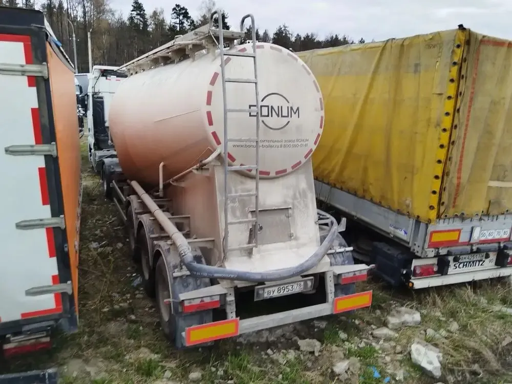 BONUM 914230 Полуприцеп цистерна для сыпучих грузов, фото 4