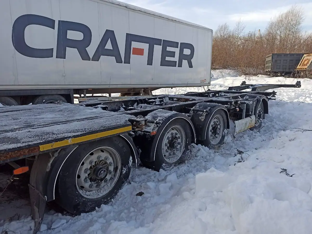 ИНТЕРПРИЦЕП 8533* Полуприцеп контейнеровоз, фото 3