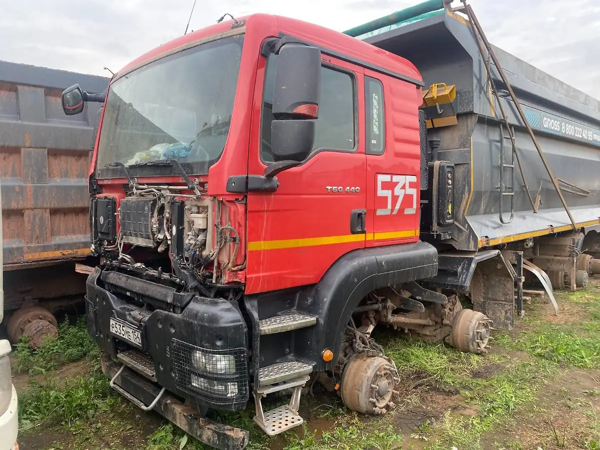 HOWO T5G 8x4 Самосвал, фото 2
