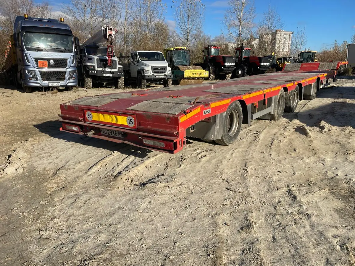 Спецприцеп 9942* Полуприцеп тяжеловоз 4 оси, фото 3