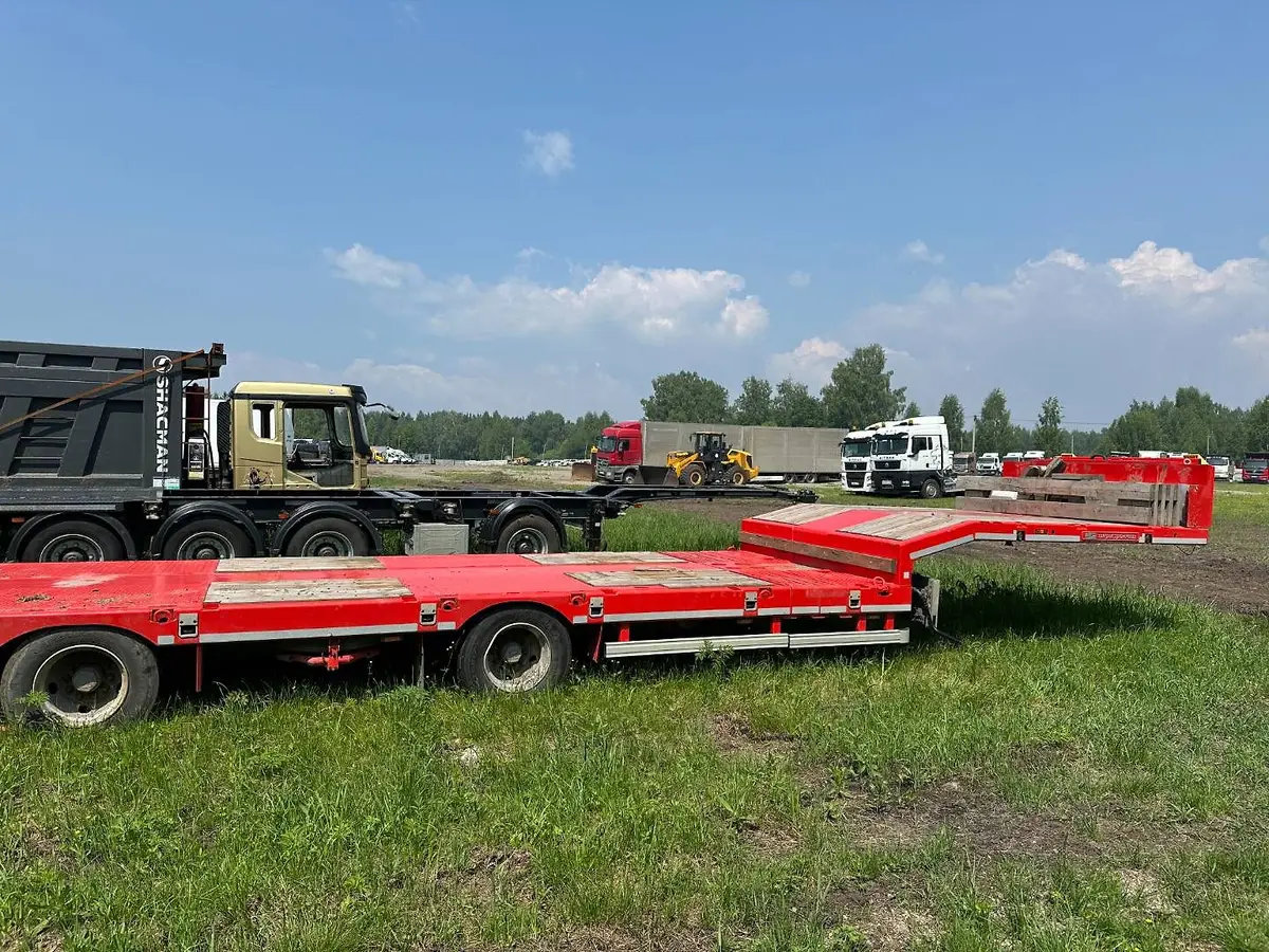 Тверьстроймаш 9939* Полуприцеп тяжеловоз 4 оси, фото 4