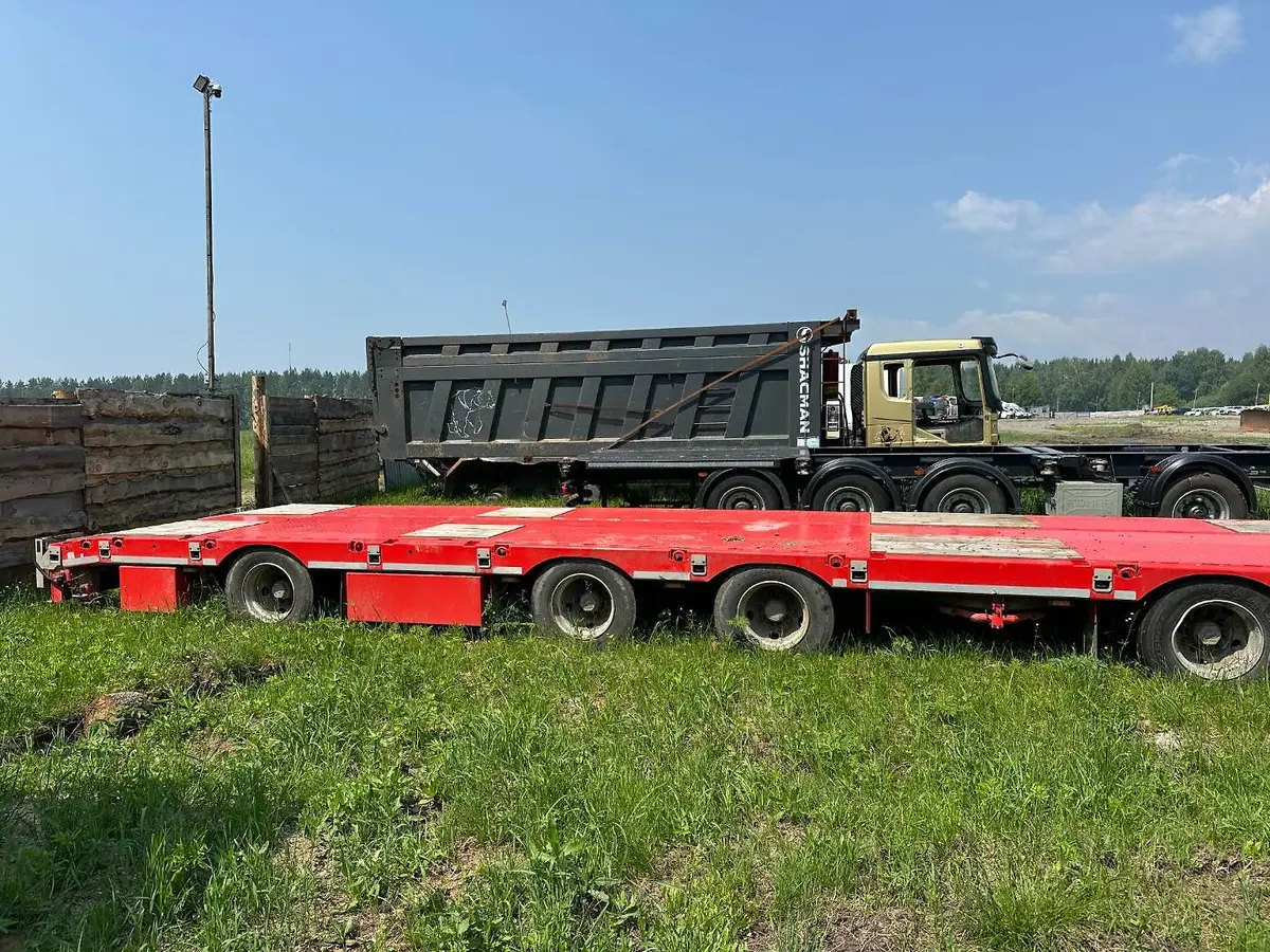 Тверьстроймаш 9939* Полуприцеп тяжеловоз 4 оси, фото 5