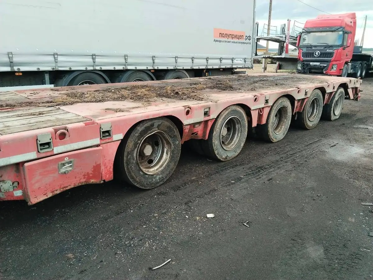 Тверьстроймаш 9939* Полуприцеп тяжеловоз 5 осей, фото 4