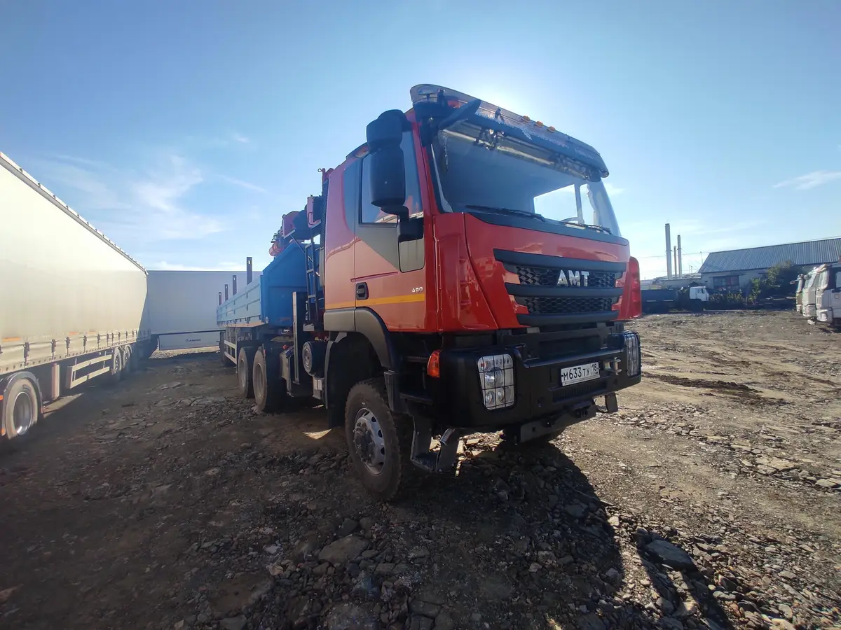 АМТ N.V 6329* 6X6 Седельный тягач с КМУ, фото 2