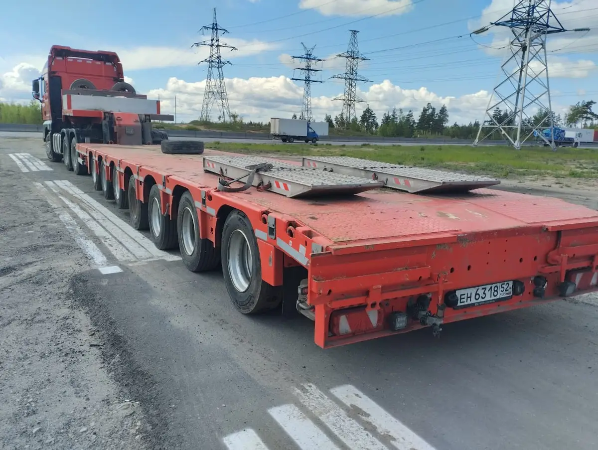 Тверьстроймаш 99397 Полуприцеп Тяжеловоз 7 осей, фото 4