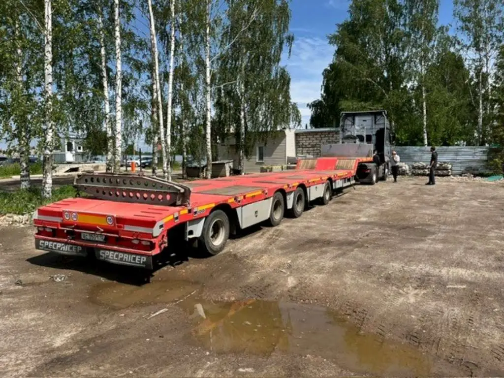 Спецприцеп 9942* Полуприцеп тяжеловоз 4 оси, фото 3