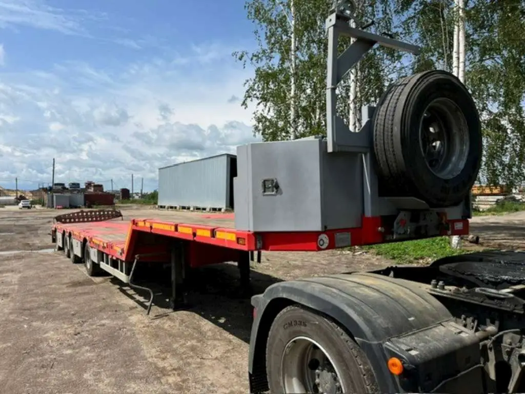 Спецприцеп 9942* Полуприцеп тяжеловоз 4 оси, фото 2