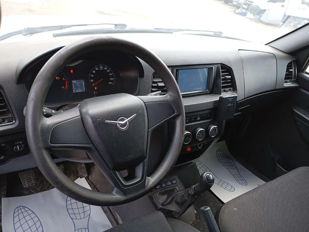 УАЗ Профи однорядная кабина Бортовой автомобиль с платформой 2060 длинная база Стандарт + ГБО двускатные кол, фото 5